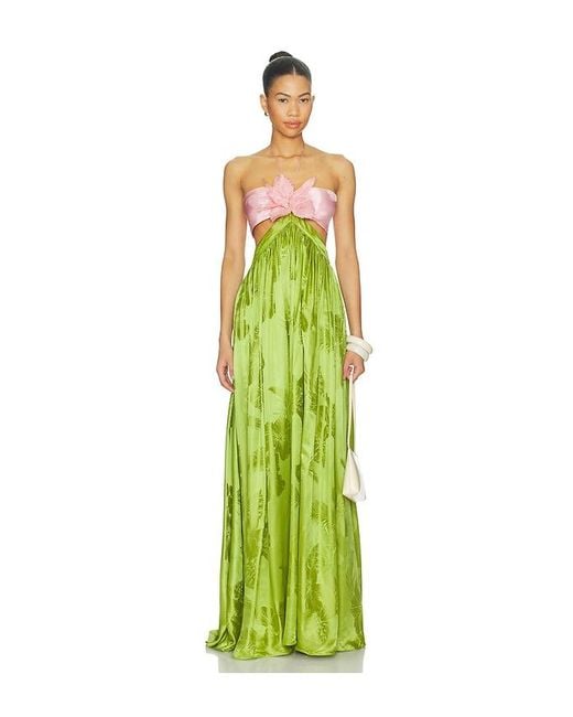 retroféte Green Prudy Dress