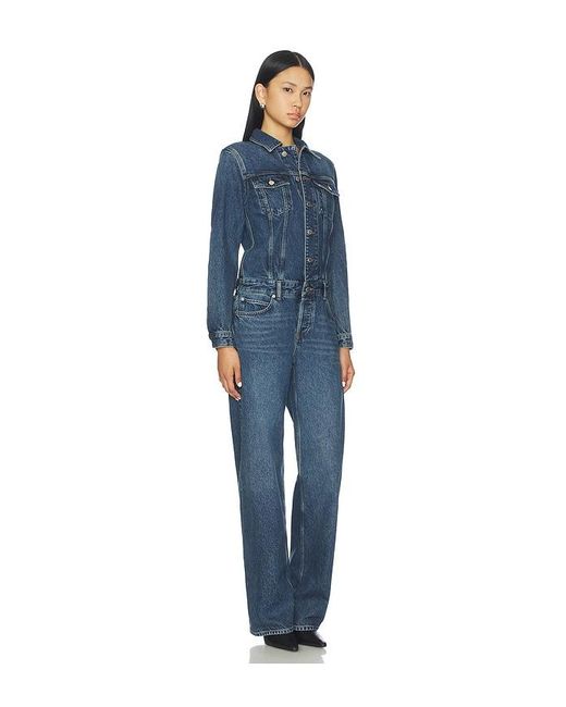 Agolde Blue Esther Jumpsuit