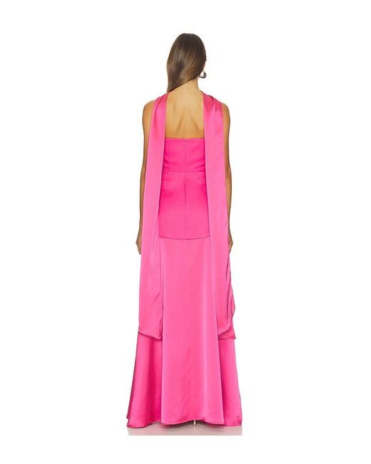 Elliatt Pink Noralyn Strapless Gown