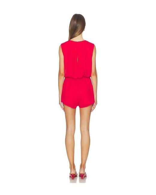 MORE TO COME Red Noah Romper