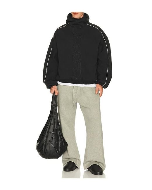 Fear Of God Black Active Trace Modern Fleece Hoodie for men