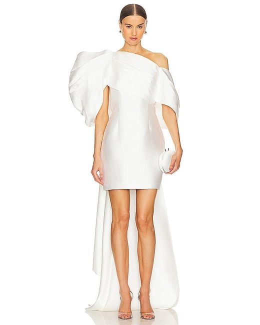 Solace London White Ula Mini Dress