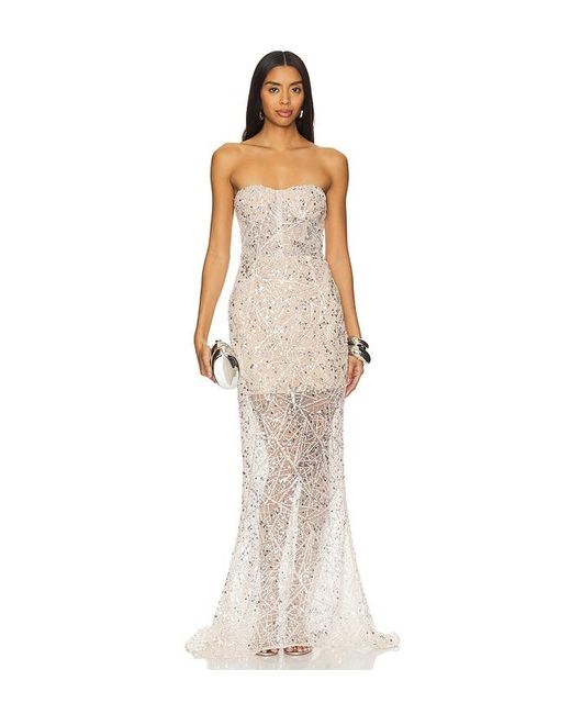 Bronx and Banco Natural Giselle Embellished Gown