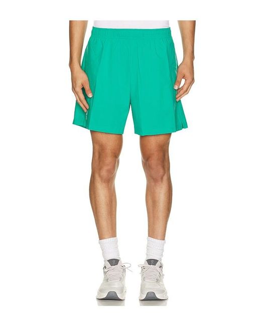 On Shoes Green 5 Core Shorts for men