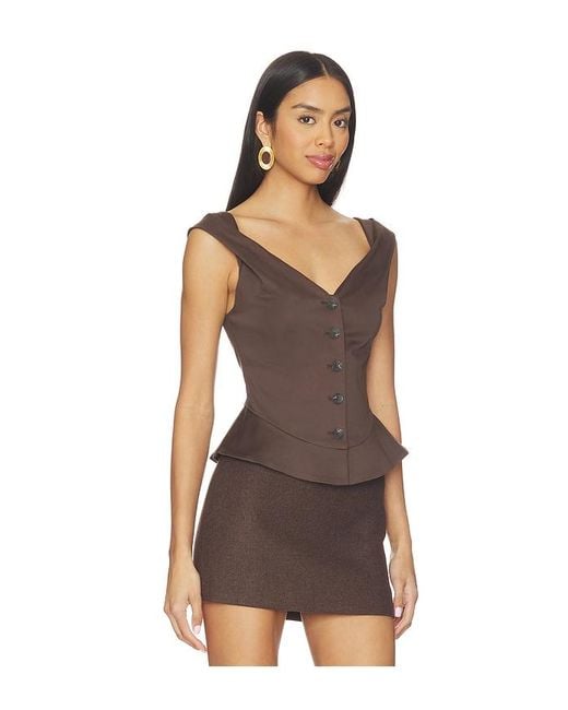Tularosa Brown Gracyn Top