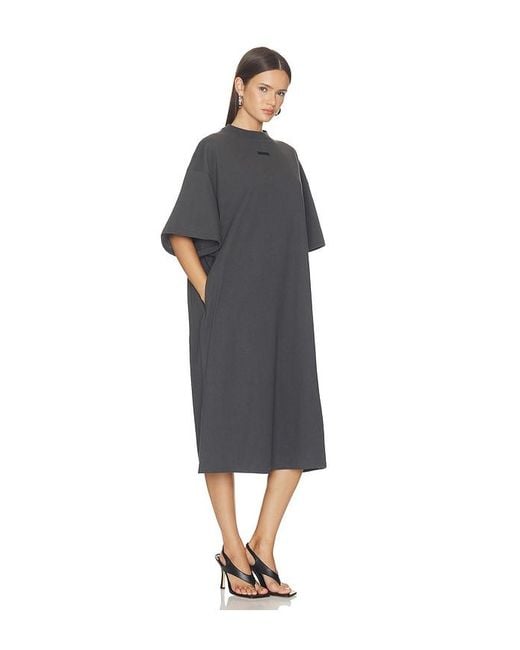 Fear Of God Black Long T-Shirt Dress
