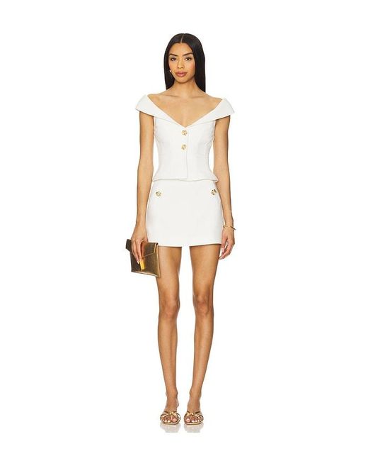 Haut Brooke en Ivory MAJORELLE en coloris White