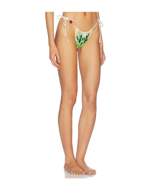 AFRM Multicolor Cali Beaded Bikini Bottom
