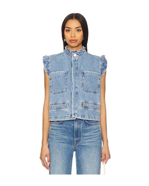 seventy + mochi Blue Pablo Waistcoat