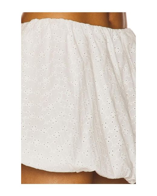 MORE TO COME White Rita Bubble Skirt