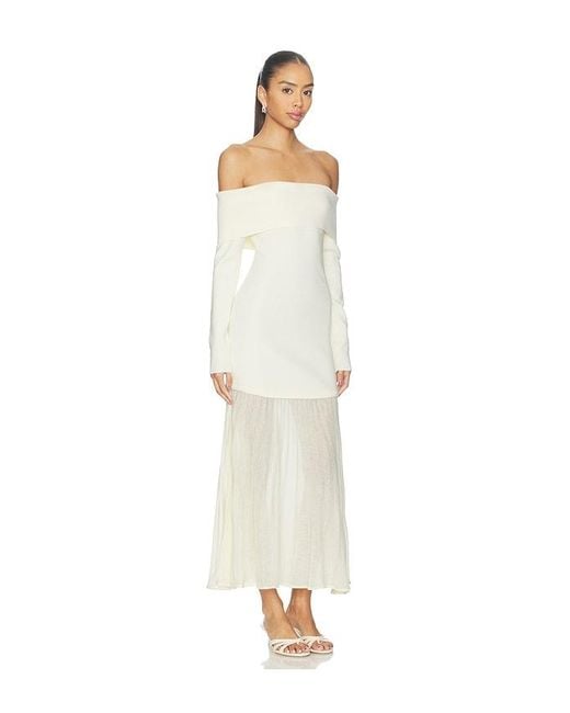 Astr White Lidia Dress