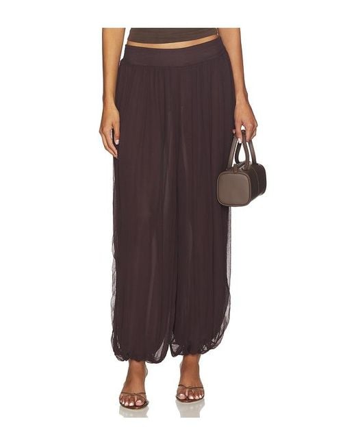 Lovers + Friends Brown Cordelia Pant