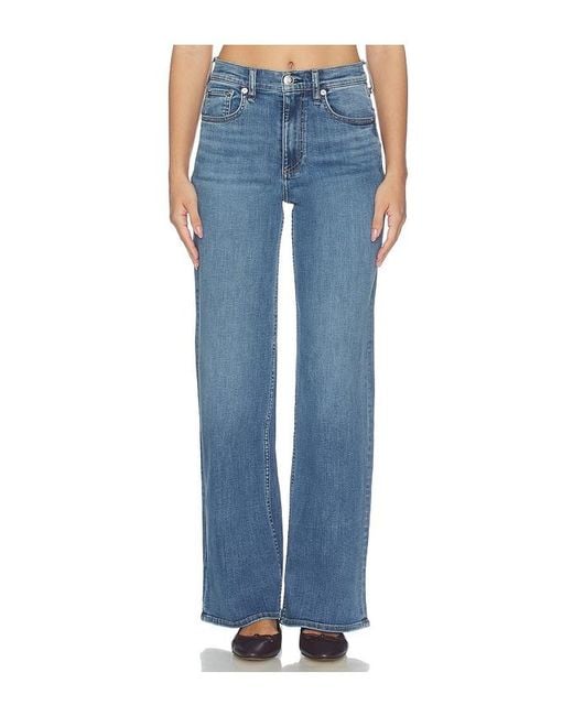 Rag & Bone Blue Flexi Andi Full Wide Jeans