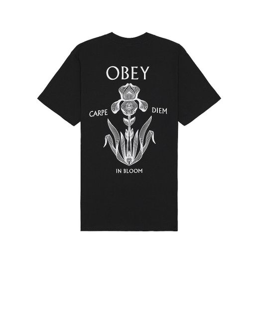 メンズ Obey Tシャツ Black