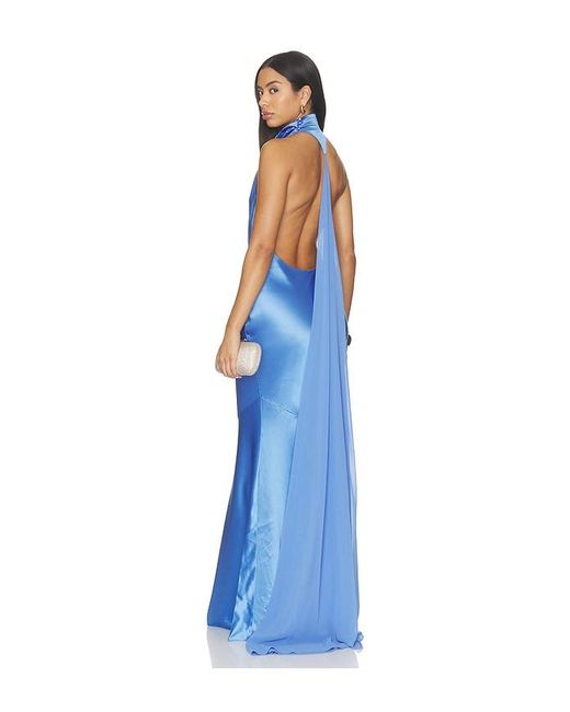 retroféte Blue Idonie Dress
