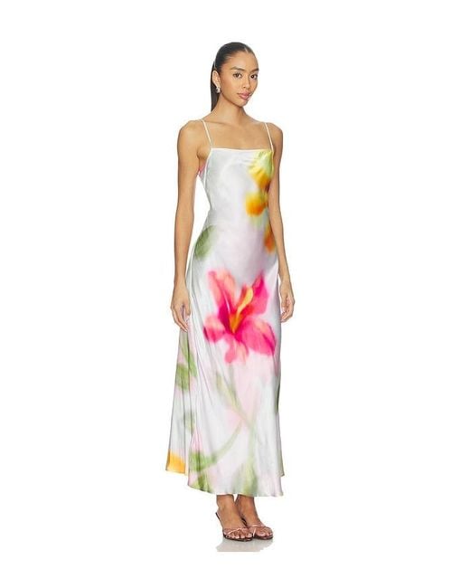 LSPACE White Gabby Maxi Dress