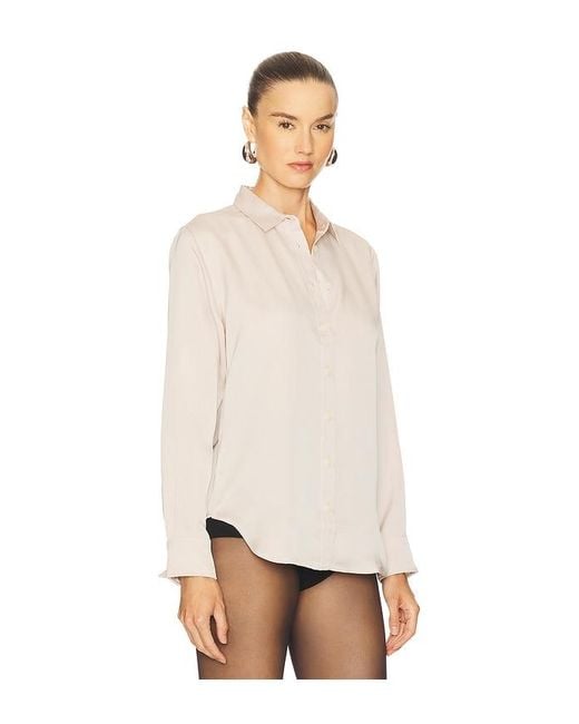 Spanx White Silky Smooth Button Down