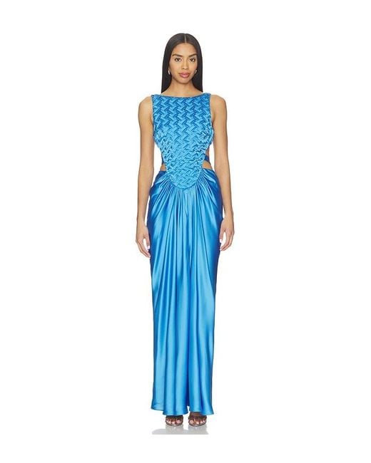 Et Ochs Blue Magdalen Gown