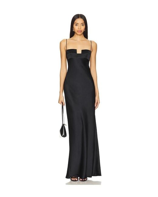 Bevza Black Square Bra Dress