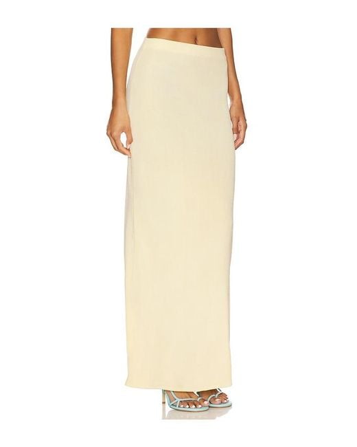 Lovers + Friends White Elsy Maxi Skirt