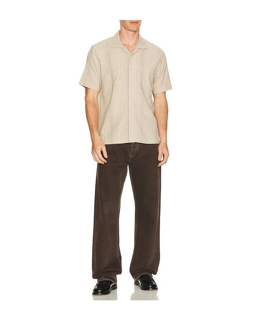 Percival Natural Leland Cuban Shirt for men