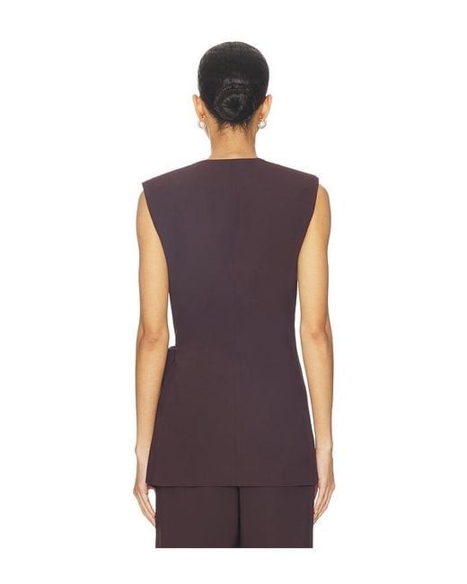 Amanda Uprichard Purple Halcyon Vest