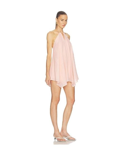 SNDY'S Pink Adrina Mini Dress