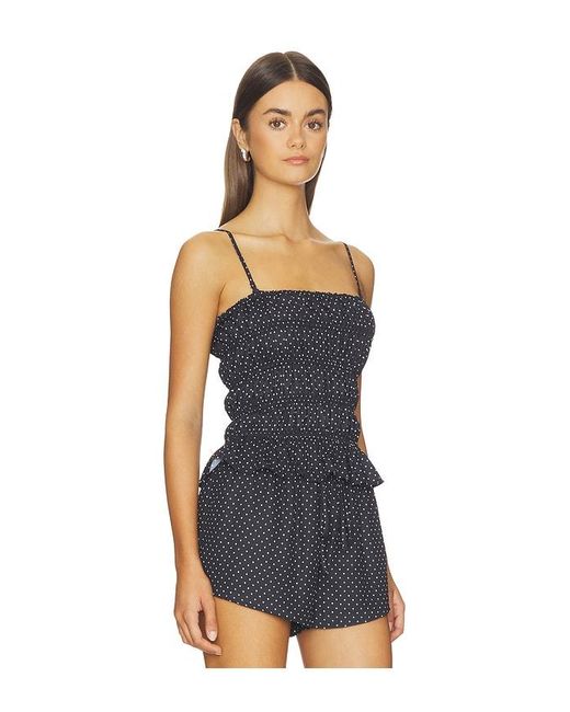 Solid & Striped Blue The Delilah Top