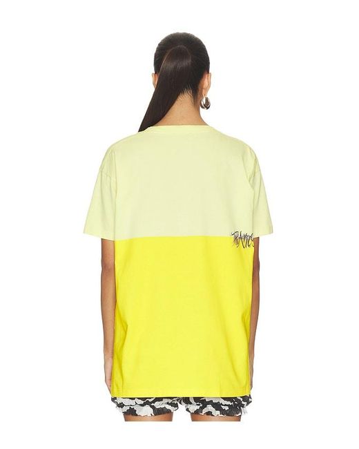 The Attico Yellow Graphic T-Shirt