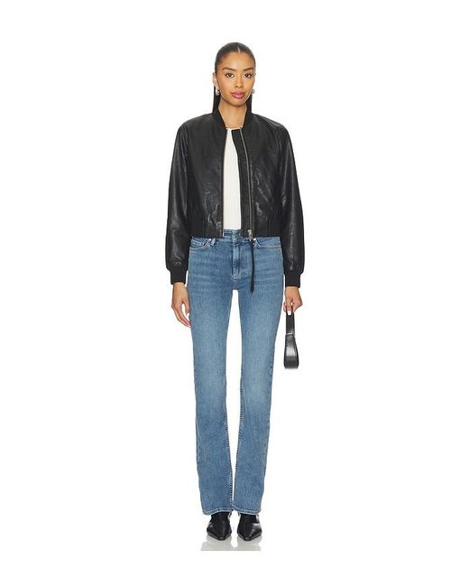 AllSaints Blue Haldan Slim Bootcut