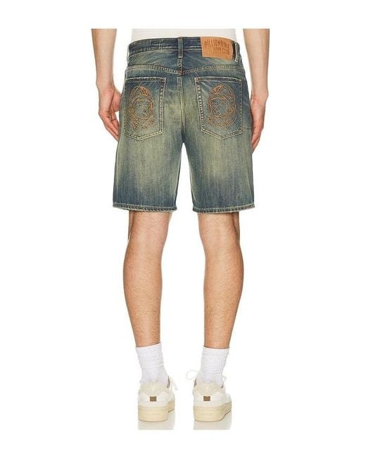 BBCICECREAM Blue Pulsar Shorts for men