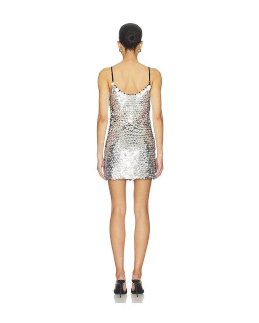Leslie Amon Multicolor Shell Mini Dress