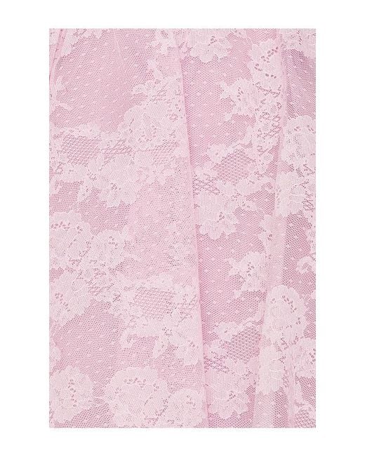Bardot Pink Orelia Lace Mini Dress