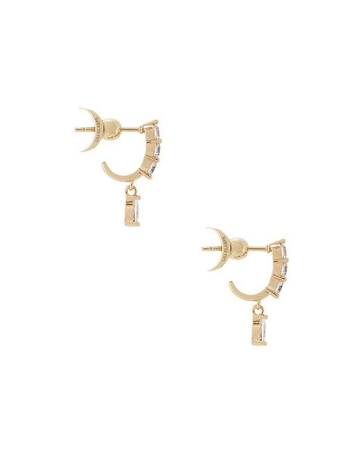 Lili Claspe Metallic Hilary Pear Dangles