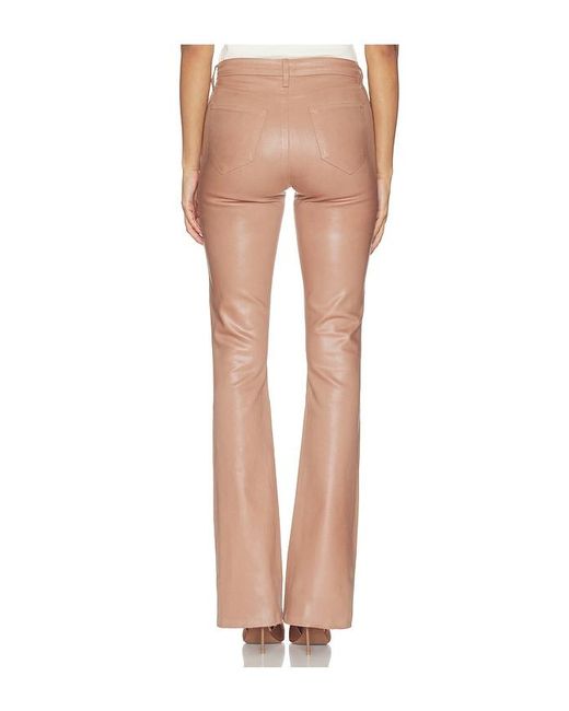 L'Agence White Ruth Straight Leg Raw Hem Jeans