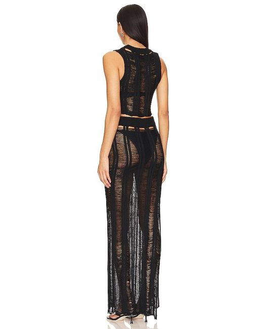 Conjunto De Maxifalda Tayla En Color Negro Talla (También En S, Xs) superdown de color Black