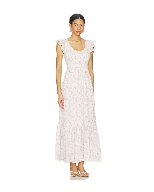 LoveShackFancy White Chessie Dress