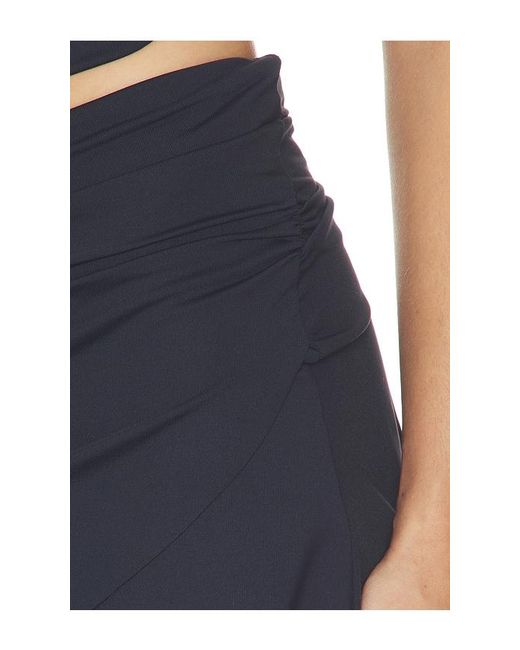 POST SWIM Blue Lisa Swim Skirt