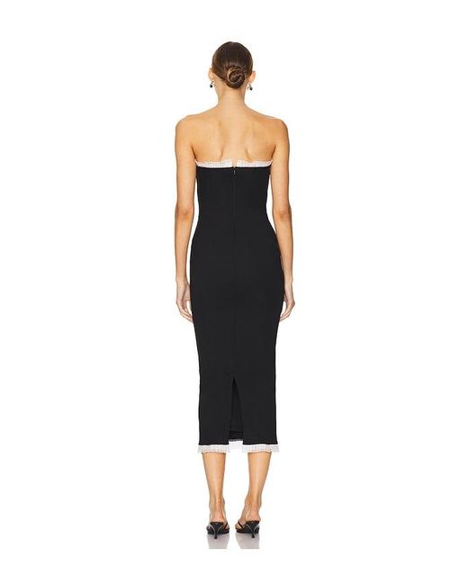 MORE TO COME Black Addison Strapless Dress