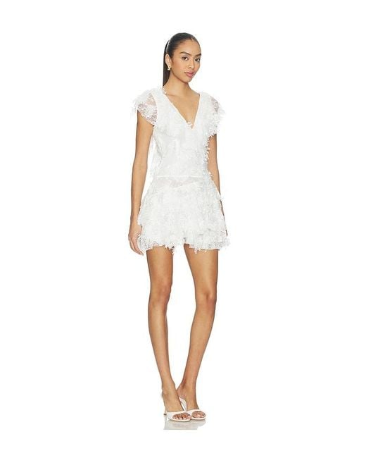 Tularosa White Kelsie Mini Dress