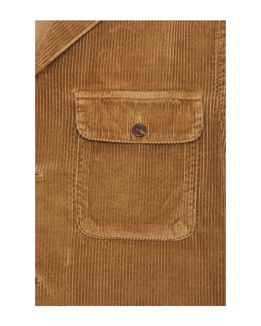 Polo Ralph Lauren Brown Long-Sleeve Wide Wale Corduroy Teton Camp Sport Shirt for men