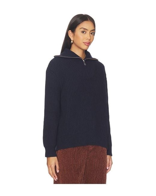 Anine Bing Blue Sammy Sweater