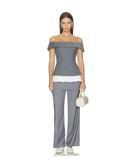 Maude Club White Ivy Top
