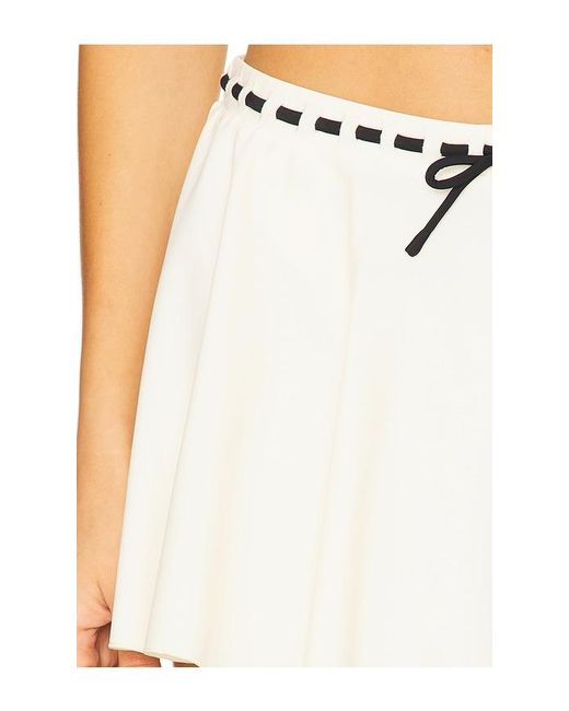 Tularosa White Anica Mini Skirt