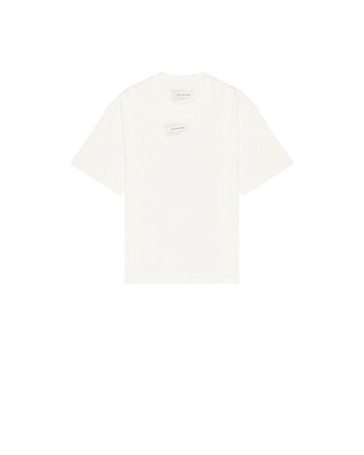 Feng Chen Wang White Deconstruction Tee for men