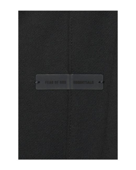 Fear Of God Black Classic Fit Fleece Sweatpant for men