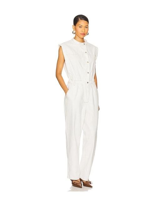 Gestuz White Nilje Jumpsuit