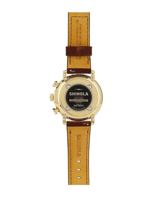 Shinola Natural Runwell Chronograph 41Mm Watch for men