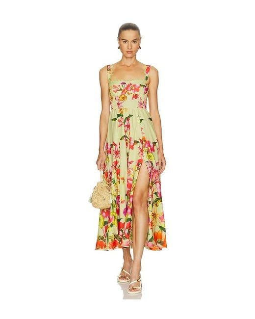 Charo Ruiz Metallic Maui Long Dress