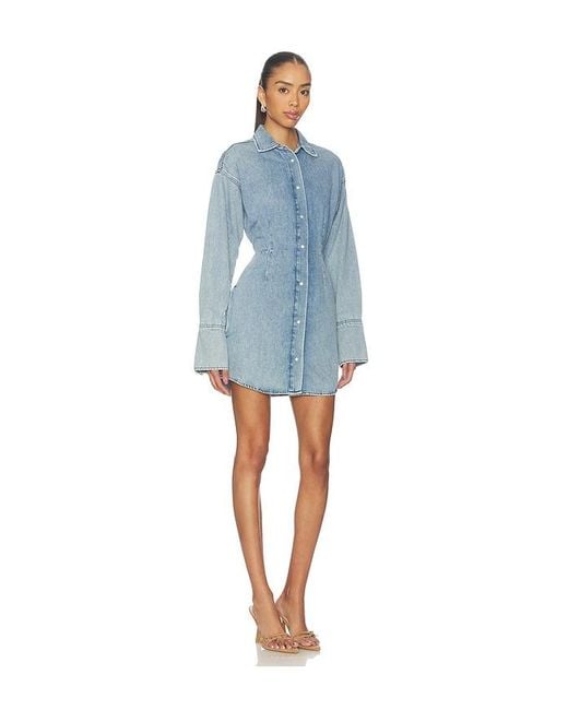 FAVORITE DAUGHTER Blue The Eyes On Me Dress